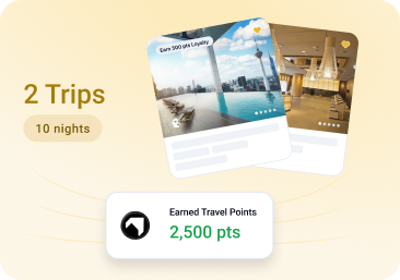 Travel-to-Earn benefits card